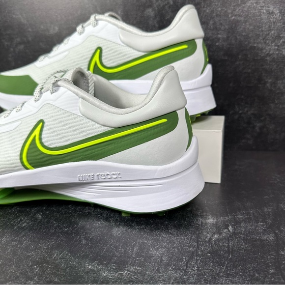 AIR ZOOM INFINITY TOUR NEXT% MENS SPIKED GOLF SHOES SIZE 11 WHITE TREELINE GREEN - Picture 9 of 10